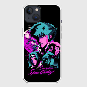 Чехол для iPhone 13 с принтом Ковбой Бибоп в Петрозаводске,  |  | anime | cowboy bebop | space cowboy | аниме | ковбой бибоп | ковбойский бибоп | космический ковбой | манга | спайк шпигель