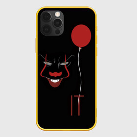 Чехол для iPhone 12 Pro с принтом Pennywise it в Петрозаводске, силикон | область печати: задняя сторона чехла, без боковых панелей | Тематика изображения на принте: it | pennywise | клоун | красный шарик | оно | пеннивайз