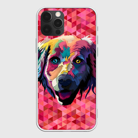 Чехол для iPhone 12 Pro Max с принтом Радужный пёс в Петрозаводске, Силикон |  | animal | dog | звери | пёс | пёсель | радужный | собака | собакен