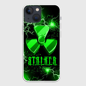 Чехол для iPhone 13 mini с принтом S.T.A.L.K.E.R.  NEON МОЛНИЯ в Петрозаводске,  |  | game | stalker | stalker 2 | зона | игра | неон | радиация | сталкер | сталкер 2 | чернобыль