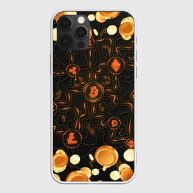 Чехол для iPhone 12 Pro Max с принтом Криптовалюта | Crypto (Z) в Петрозаводске, Силикон |  | binance coin | bitcoin | blockchain | btc | cardano | crypto | ethereum | litecoin | polkadot | tether | xrp | биткоин | блокчейн | валюта | деньги | криптовалюта | майнер | майнинг | цифровая валюта | цифровое золото | эфир