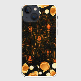 Чехол для iPhone 13 mini с принтом Криптовалюта | Crypto (Z) в Петрозаводске,  |  | binance coin | bitcoin | blockchain | btc | cardano | crypto | ethereum | litecoin | polkadot | tether | xrp | биткоин | блокчейн | валюта | деньги | криптовалюта | майнер | майнинг | цифровая валюта | цифровое золото | эфир