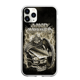 Чехол для iPhone 11 Pro Max матовый с принтом Amon Amarth в Петрозаводске, Силикон |  | Тематика изображения на принте: amon amarth | metal | викинг метал | группы | дэт метал | метал | музыка | рок