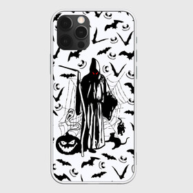 Чехол для iPhone 12 Pro с принтом Хэллоуин, Grim Reaper в Петрозаводске, силикон | область печати: задняя сторона чехла, без боковых панелей | bat | death | ghost | halloween | horror | spiderweb | вампиры | летучая мышь | летучие мыши | нечистая сила | нечисть | пауки | паутина | привидение | призрак | страшный | тыква | тьма | хеллоуин | хоррор | хэллоуин