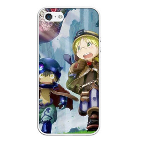 Чехол для iPhone 5/5S матовый с принтом Made in Abyss / Созданный в Бездне в Петрозаводске, Силикон | Область печати: задняя сторона чехла, без боковых панелей | made in abyss | nanachi | regu | riko | бездна | нанати | наначи | рег | рико | рэг | сделано в бездне | созданный в бездне