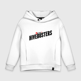 Детское худи Oversize хлопок с принтом Hivebusters в Петрозаводске, френч-терри — 70% хлопок, 30% полиэстер. Мягкий теплый начес внутри —100% хлопок | боковые карманы, эластичные манжеты и нижняя кромка, капюшон на магнитной кнопке | game studios | games | gears | hivebusters | xbox | иллюстрация