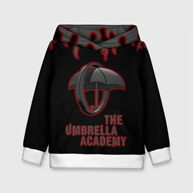 Детская толстовка 3D с принтом The Umbrella Academy | Академи в Петрозаводске, 100% полиэстер | двухслойный капюшон со шнурком для регулировки, мягкие манжеты на рукавах и по низу толстовки, спереди карман-кенгуру с мягким внутренним слоем | dark horse comics | the umbrella academy | umbrella | академия амбрелла | комикс | комильфо