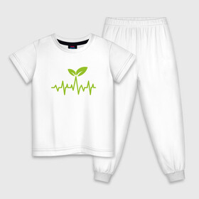 Детская пижама хлопок с принтом Vegan Pulse в Петрозаводске, 100% хлопок |  брюки и футболка прямого кроя, без карманов, на брюках мягкая резинка на поясе и по низу штанин
 | green | greenpaece | vegan | yoga | веган | вегетарианец | гринпис | дерево | еда | животные | жизнь | здоровье | зеленый | йога | мир | овощи | пища | планета | природа | пульс | фрукты