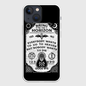 Чехол для iPhone 13 mini с принтом Bring Me the Horizon Уиджи в Петрозаводске,  |  | bmth | bring me the horizon | horizon | группы | доска уиджи | музыка | рок