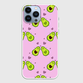 Чехол для iPhone 13 Pro Max с принтом Любовь | Авокадиков в Петрозаводске,  |  | avocado | food | fruit | pattern | vegan | vegetarian | авокадо | веган | вегетарианство | еда | зелёная | паттерн | правильное питание | фрукт | фрукты