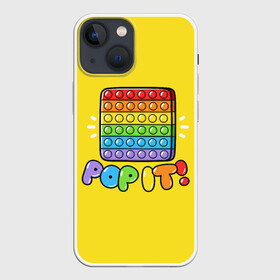 Чехол для iPhone 13 mini с принтом POP IT ИГРУШКА в Петрозаводске,  |  | pop it | popit | антистресс | игрушка | поп ит | попит | пузырчатая плёнка | пупырка | симпл димпл | симплдимпл