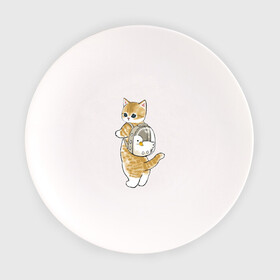 Тарелка с принтом Котёнок с гусём в Петрозаводске, фарфор | диаметр - 210 мм
диаметр для нанесения принта - 120 мм | арт | гусь | домашнее животное | кот | котёнок | кошка | милая кошка | милый кот | милый котёнок | пончик | прогулка | рисунок | рюкзак
