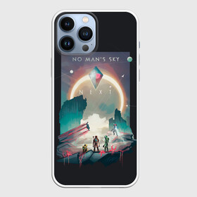 Чехол для iPhone 13 Pro Max с принтом NMS Next в Петрозаводске,  |  | game | games | no mans sky | no men sky | space | выжывалка | игра | игры | космические корабли | космический корабль | космос | ноу менс скай | планеты | путешествие | путешествия
