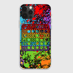 Чехол для iPhone 12 Pro Max с принтом POP IT БРЫЗГИ КРАСОК | ПОП ИТ в Петрозаводске, Силикон |  | pop it | popit | simple dimpl | антистресс | игрушка | краска | поп ит | попит | пузырчатая плёнка | пупырка | симпл димпл | симплдимпл