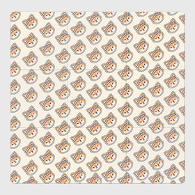 Магнитный плакат 3Х3 с принтом Тарумару в Петрозаводске, Полимерный материал с магнитным слоем | 9 деталей размером 9*9 см | Тематика изображения на принте: genshin impact | taroumaru | арт | инадзума | пёс | рисунок | сиба ину | собака | тарумару