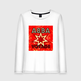 Женский лонгслив хлопок с принтом ABBA новый альбом Voyage в Петрозаводске, 100% хлопок |  | abba | voyage | абба | альбом | возвращение | группа | музыка | поп | премьера