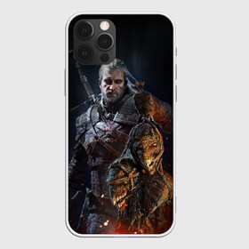 Чехол для iPhone 12 Pro с принтом Witcher III в Петрозаводске, силикон | область печати: задняя сторона чехла, без боковых панелей | Тематика изображения на принте: geralt | the witcher | wild hunt | witcher 3 | ведьмак | ведьмак 3 | геральт | дикая охота