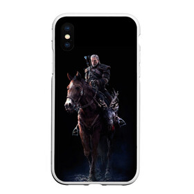 Чехол для iPhone XS Max матовый с принтом Geralt в Петрозаводске, Силикон | Область печати: задняя сторона чехла, без боковых панелей | geralt | plotka | the witcher | wild hunt | witcher 3 | ведьмак | ведьмак 3 | геральт | дикая охота | плотва