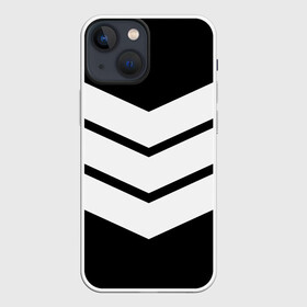 Чехол для iPhone 13 mini с принтом Три полоски в Петрозаводске,  |  | геометрия | линии | минимализм | полосы | три полоски | черно белое
