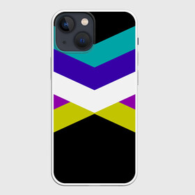 Чехол для iPhone 13 mini с принтом Полосы в Петрозаводске,  |  | геометрия | линии | минимализм | полосы | цвета