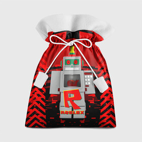 Подарочный 3D мешок с принтом ROBO | ROBLOX | РОБЛОКС (Z) в Петрозаводске, 100% полиэстер | Размер: 29*39 см | game | gamer | roblox | robo | simulator | игра | конструктор | роблок | роблокс | робо | симулятор | строительство | фигура