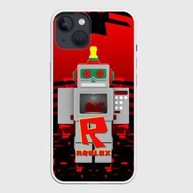 Чехол для iPhone 13 с принтом ROBO | ROBLOX | РОБЛОКС (Z) в Петрозаводске,  |  | game | gamer | roblox | robo | simulator | игра | конструктор | роблок | роблокс | робо | симулятор | строительство | фигура