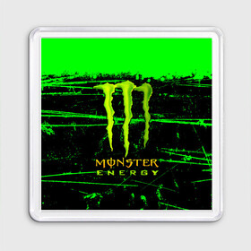 Магнит 55*55 с принтом MONSTER ENERGY NEON LOGO в Петрозаводске, Пластик | Размер: 65*65 мм; Размер печати: 55*55 мм | monster | monster energy | монстер | монстер енерджи | монстер енэрджи | монстер энерджи | неон | энергетик | энергетический напиток