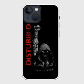Чехол для iPhone 13 mini с принтом DISTURBED в Петрозаводске,  |  | dark | disturbed | dreiman | grunge | hardcore | metal | monster | music | punk | rock | usa | гранж | дистербд | дрейман | метал | музыка | панк | рок