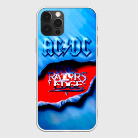 Чехол для iPhone 12 Pro с принтом AC/DC - The Razor’s Edge в Петрозаводске, силикон | область печати: задняя сторона чехла, без боковых панелей | ac dc | acdc | acdc ас дс | angus | back in black | highway to hell | mckinnon | you | австралийская | ангус янг | ас дс | асдс | блюз | в форме | гитара | группа | крис слэйд | метал | молния | музыка | певец | рок | рок н ролл | стиви янг