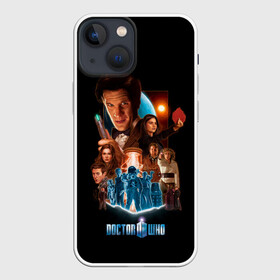 Чехол для iPhone 13 mini с принтом Doctor who team в Петрозаводске,  |  | doctor who | serial | доктор кто | путешествия во времени | сериал | сериалы | фантастика