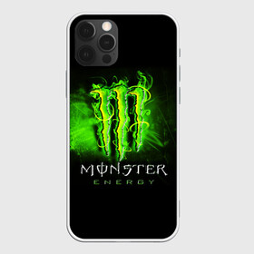 Чехол для iPhone 12 Pro с принтом MONSTER ENERGY NEON | НЕОН в Петрозаводске, силикон | область печати: задняя сторона чехла, без боковых панелей | monster | monster energy | монстер | монстер енерджи | монстер енэрджи | монстер энерджи | неон | энергетик | энергетический напиток