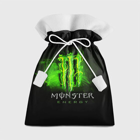 Подарочный 3D мешок с принтом MONSTER ENERGY NEON | НЕОН в Петрозаводске, 100% полиэстер | Размер: 29*39 см | Тематика изображения на принте: monster | monster energy | монстер | монстер енерджи | монстер енэрджи | монстер энерджи | неон | энергетик | энергетический напиток