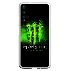 Чехол для Honor 20 с принтом MONSTER ENERGY NEON | НЕОН в Петрозаводске, Силикон | Область печати: задняя сторона чехла, без боковых панелей | monster | monster energy | монстер | монстер енерджи | монстер енэрджи | монстер энерджи | неон | энергетик | энергетический напиток