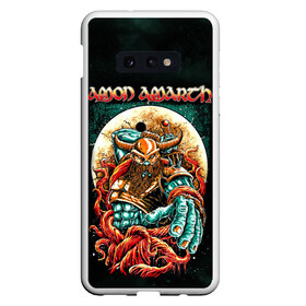 Чехол для Samsung S10E с принтом Amon Amarth в Петрозаводске, Силикон | Область печати: задняя сторона чехла, без боковых панелей | Тематика изображения на принте: amon amarth | metal | викинг метал | группы | дэт метал | метал | музыка | рок