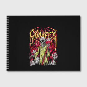 Альбом для рисования с принтом Carnifex в Петрозаводске, 100% бумага
 | матовая бумага, плотность 200 мг. | Тематика изображения на принте: carnifex | die without hope | graveside confessions | world war x | группы | дэткор | карнифекс | музыка | рок