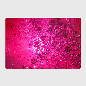 Магнитный плакат 3Х2 с принтом Розовые Пузырьки в Петрозаводске, Полимерный материал с магнитным слоем | 6 деталей размером 9*9 см | Тематика изображения на принте: абстрактный розовый | неоновый розовый | розовая вода | розовый мир
