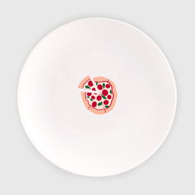 Тарелка с принтом пицца и ломтик в Петрозаводске, фарфор | диаметр - 210 мм
диаметр для нанесения принта - 120 мм | быстро | вкусно | еда | италия | кухня | пицца | тесто