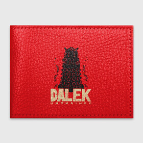 Обложка для студенческого билета с принтом Dalek в Петрозаводске, натуральная кожа | Размер: 11*8 см; Печать на всей внешней стороне | doctor who | serial | доктор кто | путешествия во времени | сериал | сериалы | фантастика