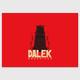 Поздравительная открытка с принтом Dalek в Петрозаводске, 100% бумага | плотность бумаги 280 г/м2, матовая, на обратной стороне линовка и место для марки
 | Тематика изображения на принте: doctor who | serial | доктор кто | путешествия во времени | сериал | сериалы | фантастика