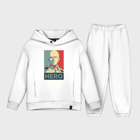 Детский костюм хлопок Oversize с принтом Сайтама постер в Петрозаводске,  |  | hero | onepunch | onepunchman | pop art | poster hope | saitama | ванпанчмен | герой | поп арт | сайтама