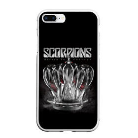 Чехол для iPhone 7Plus/8 Plus матовый с принтом SCORPIONS в Петрозаводске, Силикон | Область печати: задняя сторона чехла, без боковых панелей | chainge | forever | germany | grunge | king | metal | music | punk | return | rock | scorpions | wind | ветер | германия | гранж | корона | метал | панк | перемен | рок | скорпионс | хард рок