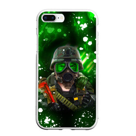 Чехол для iPhone 7Plus/8 Plus матовый с принтом Opposing Force | Адриан Шепард (+спина) (Z) в Петрозаводске, Силикон | Область печати: задняя сторона чехла, без боковых панелей | aperture laboratories | black mesa | half life | opposing force | valve | адриан шепард | блэк меса | вэлв | халф лайф