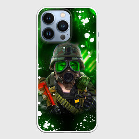 Чехол для iPhone 13 Pro с принтом Opposing Force | Адриан Шепард (+спина) (Z) в Петрозаводске,  |  | aperture laboratories | black mesa | half life | opposing force | valve | адриан шепард | блэк меса | вэлв | халф лайф