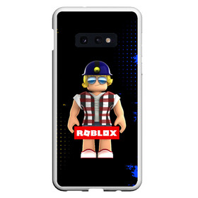 Чехол для Samsung S10E с принтом ROBLOX | РОБЛОКС (Z) в Петрозаводске, Силикон | Область печати: задняя сторона чехла, без боковых панелей | game | gamer | roblox | simulator | игра | конструктор | роблок | роблокс | симулятор | строительство | фигура