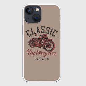 Чехол для iPhone 13 mini с принтом Классические мотоциклы в Петрозаводске,  |  | moto | motorcycle | мопеды | мото | мотоцикл | мотоциклист | мотоциклисту | мотоциклисты | мотоцыклы