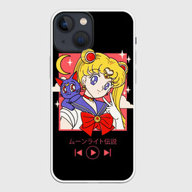 Чехол для iPhone 13 mini с принтом Сейлор Мун в Петрозаводске,  |  | sailor moon | аниме | котик | лунная призма | манга | музыка | сейлор мун