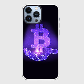 Чехол для iPhone 13 Pro Max с принтом BITCOIN IN HAND | БИТКОИН в Петрозаводске,  |  | bitcoin | btc | coin | биткоин | биткойн | валюта | деньги | криптовалюта | монета | платёжная система | технология