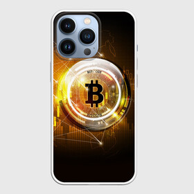 Чехол для iPhone 13 Pro с принтом КРИПТОВАЛЮТА БИТКОИН в Петрозаводске,  |  | bitcoin | btc | coin | биткоин | биткойн | валюта | деньги | криптовалюта | монета | платёжная система | технология