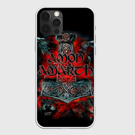 Чехол для iPhone 12 Pro Max с принтом Amon Amarth в Петрозаводске, Силикон |  | Тематика изображения на принте: amon amarth | metal | викинг метал | группы | дэт метал | метал | музыка | рок