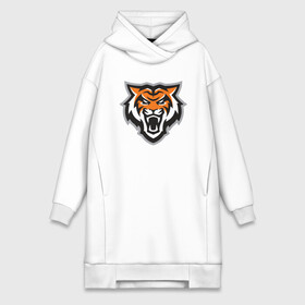 Платье-худи хлопок с принтом Tigers Team в Петрозаводске,  |  | 2022 | animal | cat | lion | tiger | год тигра | животные | зубы | кот | кошка | лев | охотник | полосатый | природа | тигр | тигренок | тигрица | хищник